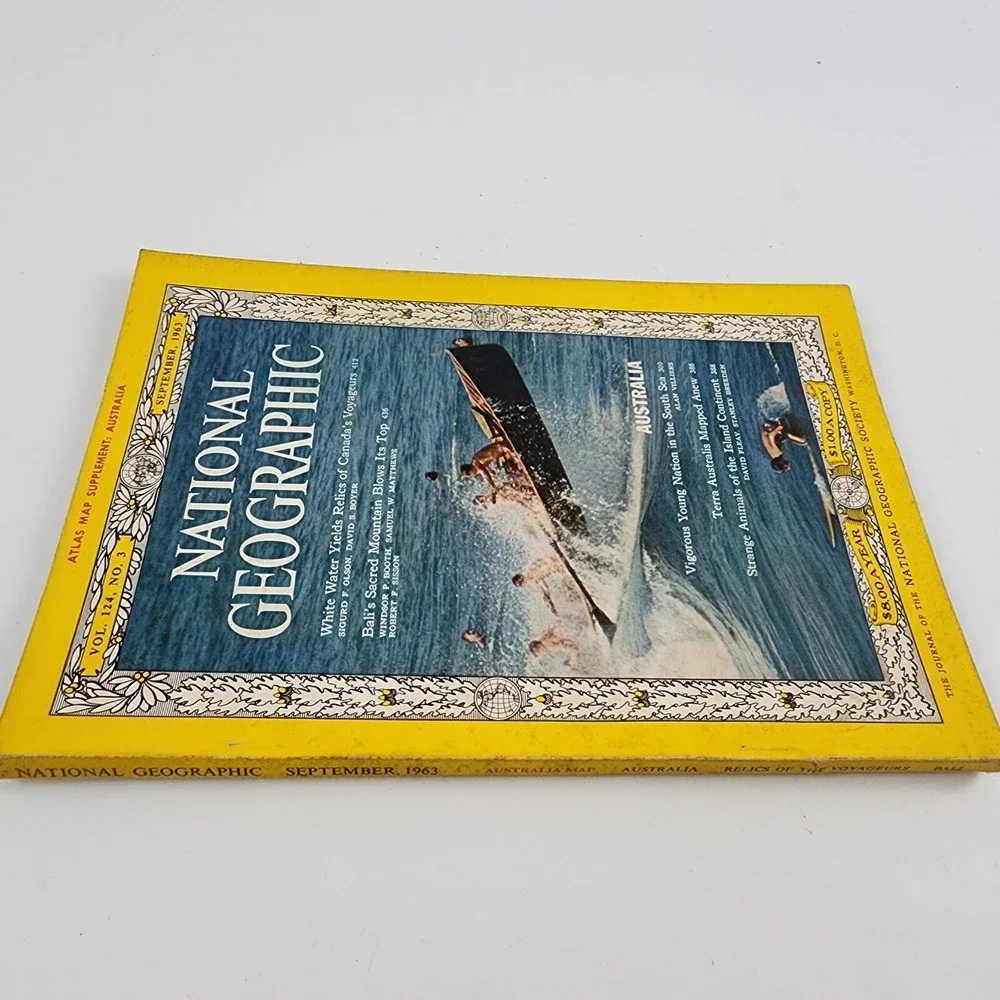 National Geographic Magazine September‎ 1963 No  Insert